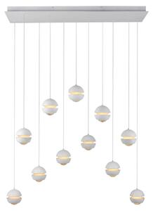 Articolo di seconda scelta Schöner Wohnen Lampada a sospensione a LED Lini, bianca, in plastica e ferro