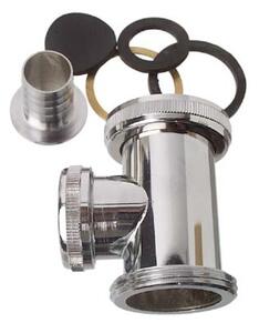 Pezzo intermedio di drenaggio 11/4 "WT, cromo Lavabo GV, cromo