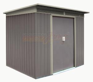 Casetta da giardino in metallo 4,8 qm Dublino, grigio