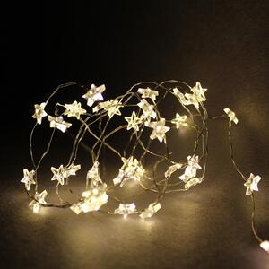 Set di 3 catene luminose a LED a forma di stella, ciascuna con 40 LED, per uso subacqueo