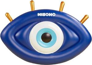 Materasso gonfiabile extra lungo, giochi da piscina isola gonfiabile, grande galleggiante, edizione Mykonos