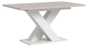Xonox.home Tavolo da pranzo Motion imitazione bianco/imitazione cashmere L/A/P: 150x76x90 cm