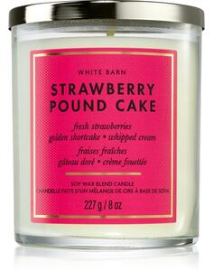 Bath & Body Works Strawberry Pound Cake candela profumata 227 g