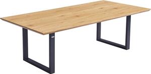 Home Deluxe Tavolo da pranzo quadrato AVENCIA con base a U - 240 x 120 cm |tavolo da cucina, sala da pranzo, tavolo da pranzo