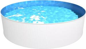 Piscina con pareti in acciaio INTEX New Splasher Secure Ø 3,50 x 0,90 m, colore: bianco; 11002