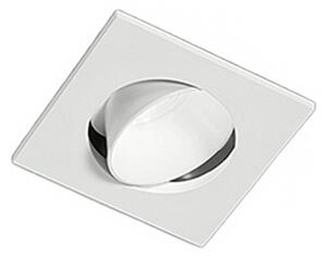 Faretto incasso quadrato orientabile ip20 perenz oasis 8368 b gu10 led bianco - Perenz