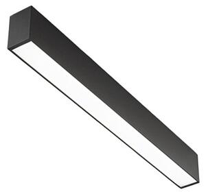 Plafoniera moderna perenz grid 8462 n ct led cct metallo nero - Perenz