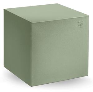 Pouf BLOK in polietilene 40x40xh40 cm Interne 36X36 cm Ideale per un ambiente esterno ed interno Giada