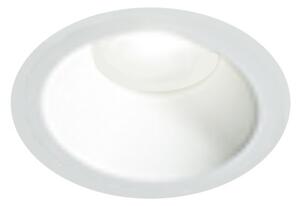 Faretto incasso tondo ip44 perenz oasis 8370 b gu10 led ottica fissa bianco - Perenz