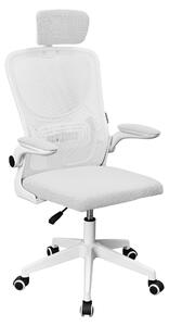 Sedia ergonomica professionale con supporto lombare dinamico, tessuto a rete traspirante e altezza regolabile (115-125 cm)
