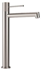 Collezione SCHÖNER WOHNEN Rubinetto per lavabo KADIA L, effetto acciaio inossidabile, rubinetto adatto per lavabi da appoggio nel vostro bagno