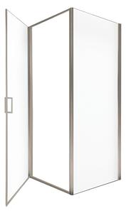 Home Deluxe Cabina doccia LIVIA cromo - 100 x 195 cm ESG e telaio in alluminio|cabina doccia, doccia ad angolo, porta doccia