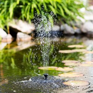 Fontana solare Ø 16 cm con 7 accessori