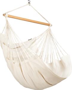 La Siesta Habana Latte - Sedia sospesa Comfort in cotone organico bianco naturale Sedia sospesa
