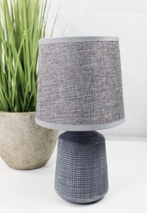 Lampada da tavolo in Vetroceramica effetto cemento grigio piccola lampada da comodino lampada laterale 15x 28 cm lampada da tavolo