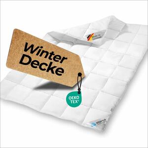 Piumino Etérea Frieda, piumino invernale 160x210 extra caldo - Piumino trapuntato Germany - Piumino per tutte le stagioni 160x210 cm