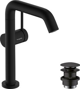 Hansgrohe Tecturis S robinetterie de lavabo 210 Fine CoolStart, avec bec pivotant et vidage Push-Open, EcoSmart, 73360670, 73360670