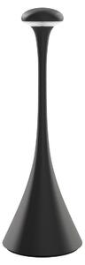 SIGOR Lampada da tavolo ricaricabile a LED "Nudrop" 2,2W 820 (bianco caldo) + 827 (tono caldo-extra) notte nero opaco dimmerabile