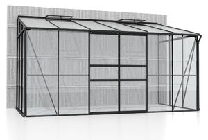 Serra addossata Vitavia "Osiris 7800" nero 7,8 m² Vetro di sicurezza temperato da 3 mm, HKP da 6 mm