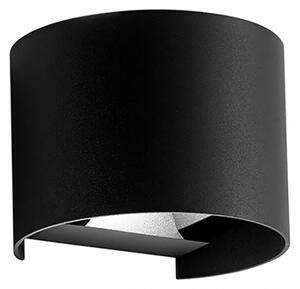 Applique alluminio gea led henk r ges873c led ip54 fascio regolabile lampada parete biemissione moderna - Gea Led