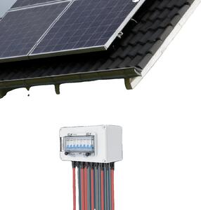 Scatola di giunzione solare fotovoltaica, 15 A, classificazione IP67, CC 12-400 V, CA 90-400 V, montaggio a parete