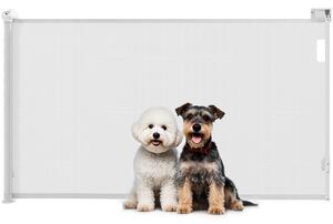 Cancellino per Cani Regolabile per Cani Piccoli Estensibile e Retrattile 0-144 cm Bianco