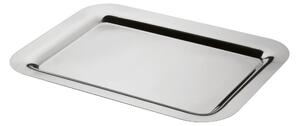 Vassoio Rettangolare Senza manici lunghezza 43 cm Linea BOSTON EME in acciaio inox Lucido liscio