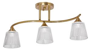 Lampadario a sospensione con supporto rigido 3xE14/60W/230V oro