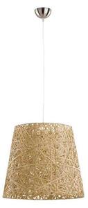 Lampadario a sospensione con filo CANNUCIA 1xE27/15W/230V beige