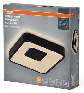 Osram - Plafoniera LED dimmerabile ORBIS PIANA LED/16W/230V 29x29 cm nera