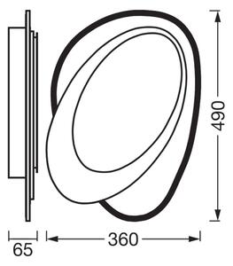 Osram - Plafoniera LED dimmerabile ORBIS LAYERS LED/50W/230V 2600-6000K+DO