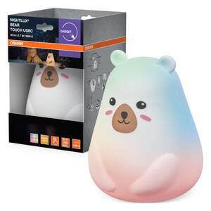 Osram - Lampada touch LED RGBW per bambini NIGHTLUX BEAR LED/0,7W/3,7V 1200 mAh