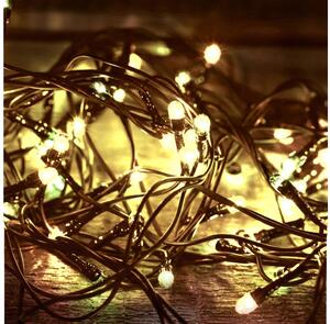 Catena luminosa LED da esterno per Natale 1000xLED/230V 8 funzioni 75 m IP44 bianco caldo