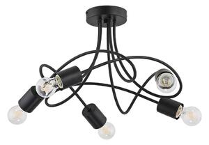 Lampadario a plafone TARGO 5xE27/15W/230V nero