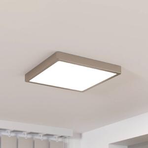 EGLO Pannello a LED da superficie Fueva 5 IP20 830 nichel 28,5x28,5 cm