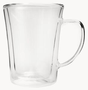 Set di 2 tazze in vetro borosilicato a doppia parete Amo