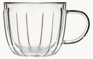 Set di 2 tazze da caffè in vetro borosilicato Tulip