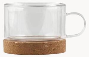 Set di 2 bicchieri con sottobicchieri Vilagio