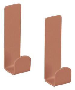 Set di ganci senza foratura marroni in acciaio inox 2 pz Lizan – Wenko