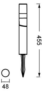Ledvance - Lampada LED da esterno ROTA SPIKE LED/1W/12V IP44