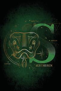 Stampa d'arte Harry Potter - Slytherin Initial