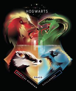 Stampa d'arte Harry Potter - Hogwarts Crest