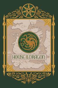 Stampa d'arte House of the Dragon - Map Crest