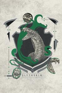 Stampa d'arte Harry Potter - Slytherin Crest