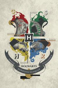 Stampa d'arte Harry Potter - Hogwarts Crest