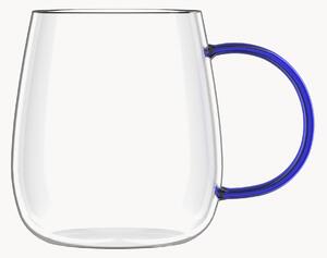 Set di 4 tazze in vetro borosilicato Bolla
