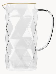 Caraffa in vetro borosilicato Geo Gold, 1,5 L