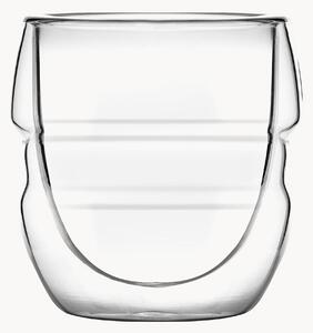 Set di 2 tazzine da caffè a doppia parete in vetro borosilicato Sferico