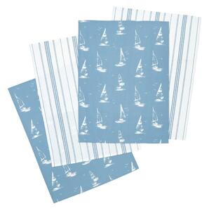 Set di strofinacci in cotone 4 pz 50x70 cm Salcombe Boats – Catherine Lansfield