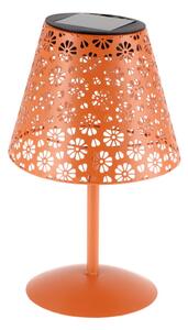 Lampada da tavolo Led Hearth 1W Arancione portatile ricaricabile energia solare Bianco caldo 2500K M mimotec